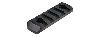 RANGER ARMORY 5-SLOT ALUMINUM PICATINNY RAIL SECTION FOR M-LOK (BLACK)