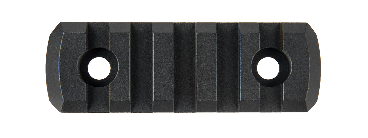 RANGER ARMORY 5-SLOT ALUMINUM PICATINNY RAIL SECTION FOR M-LOK (BLACK) - Click Image to Close