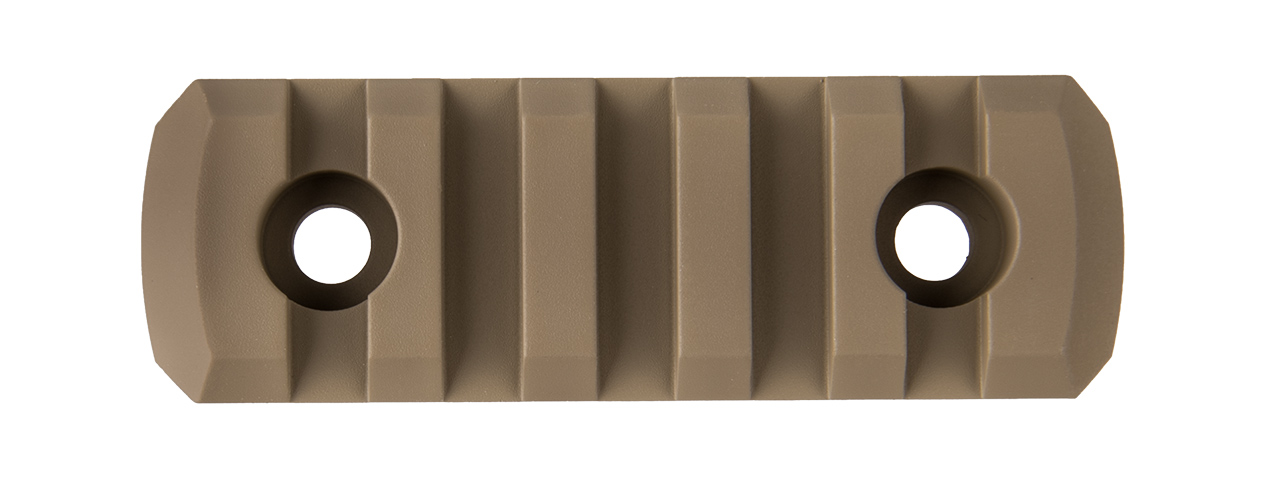 RANGER ARMORY 5-SLOT ALUMINUM PICATINNY RAIL SECTION FOR M-LOK (TAN)