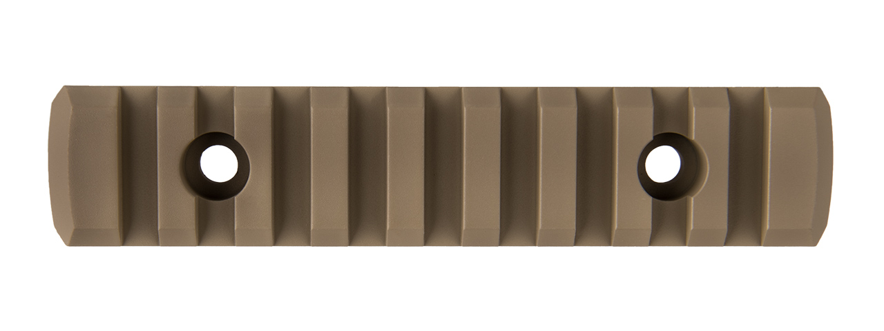 RANGER ARMORY 9-SLOT ALUMINUM PICATINNY RAIL SECTION FOR M-LOK (TAN)