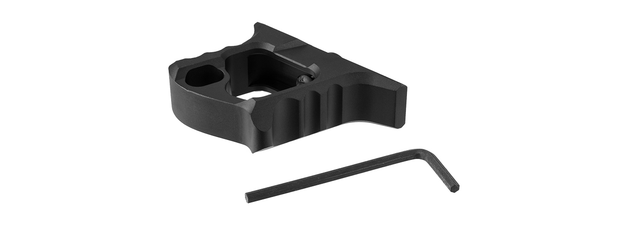 RANGER ARMORY ALUMINUM SKELETONIZED M-LOK HAND STOP (BLACK)
