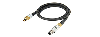 REDLINE BRAIDED HOSE AND SELF SEALING QUICK DISCONNECT CONVERSION KIT (BLACK)