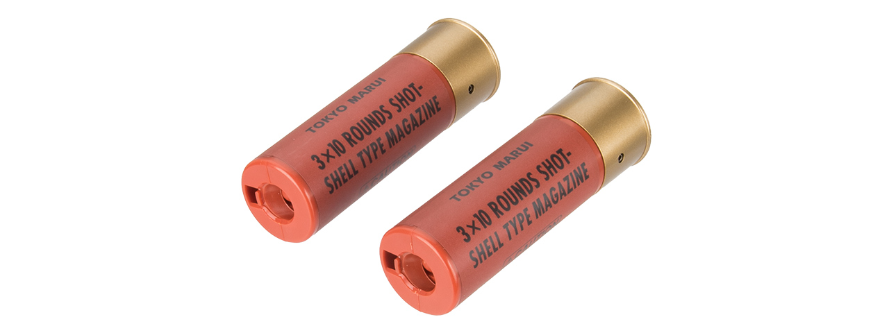 TOKYO MARUI 30RD SHOT SHELL MAGAZINE FOR TM SHOTGUNS (RED) - Click Image to Close