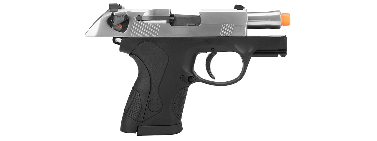 WE Tech Bulldog Gas Blowback Airsoft Pistol (SILVER) - Click Image to Close