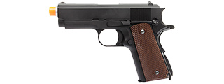 WE Tech Mini 1911 Version A Full Metal Gas Blowback Pistol (BLACK )