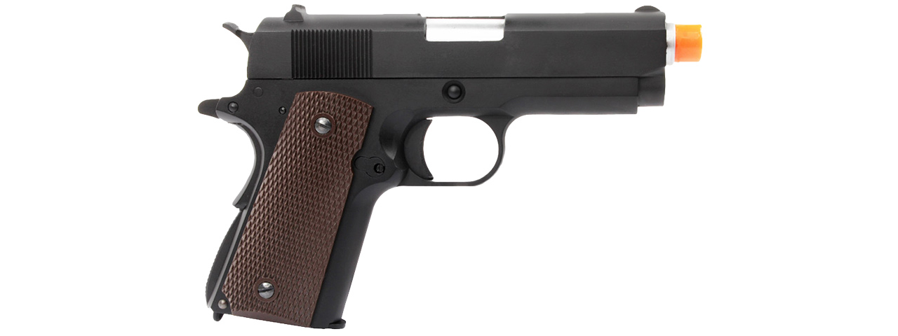 WE Tech Mini 1911 Version A Full Metal Gas Blowback Pistol (BLACK )