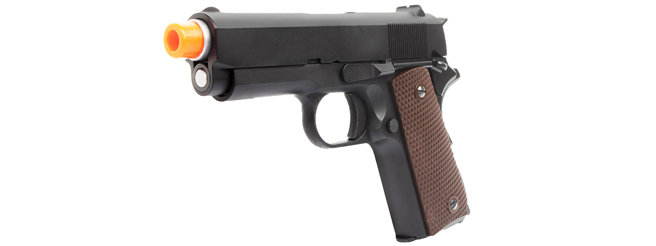 WE Tech Mini 1911 Version A Full Metal Gas Blowback Pistol (BLACK ) - Click Image to Close