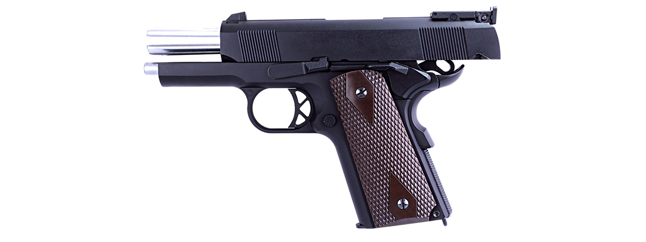 WE Tech Original 1911 B Ver. Gas Blowback Pistol (BLACK) - Click Image to Close