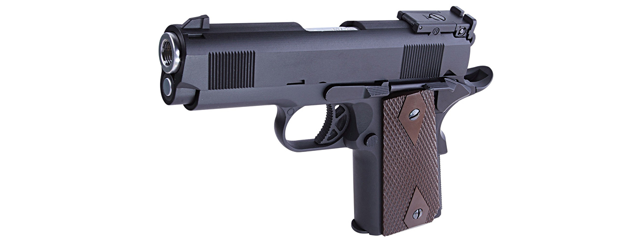 WE Tech Original 1911 B Ver. Gas Blowback Pistol (BLACK) - Click Image to Close