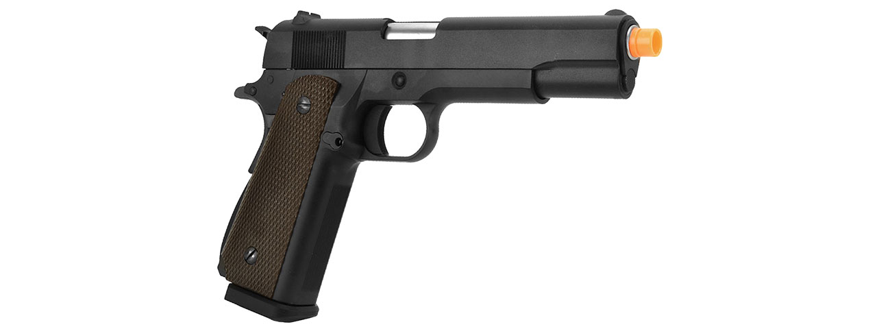 WE Tech 1911 High Capacity Full Metal Airsoft Gas Blowback Pistol (BLACK ) - Click Image to Close