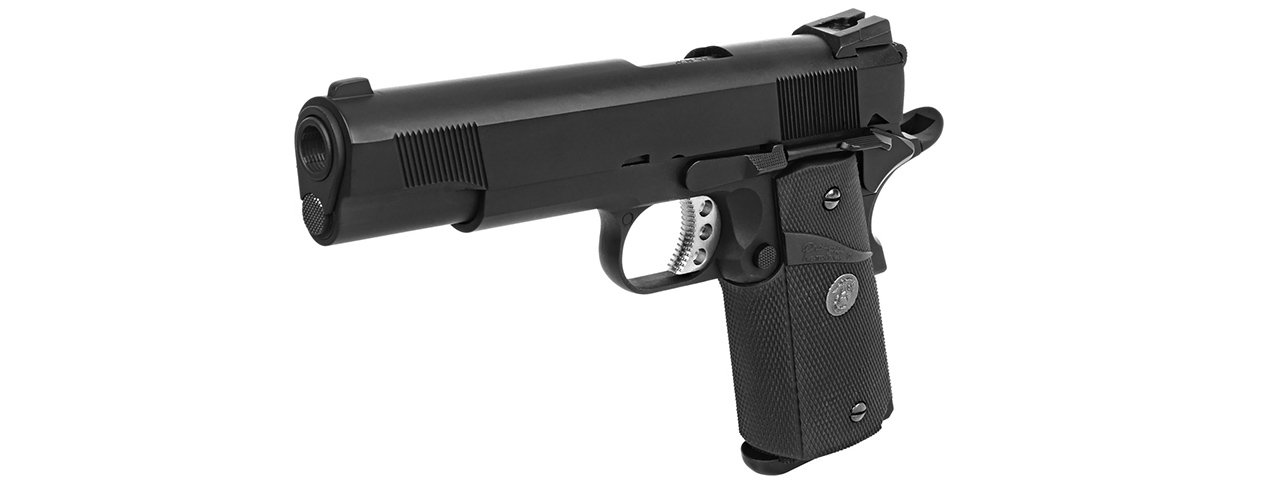 WE Tech M1911 MEU Tanio Koba Airsoft Gas Blowback Pistol (BLACK)