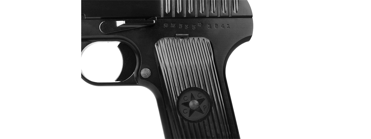 WE Tech TT-33 Tokarev Full Metal Airsoft GBB Gas Blowback Pistol (BLACK) - Click Image to Close