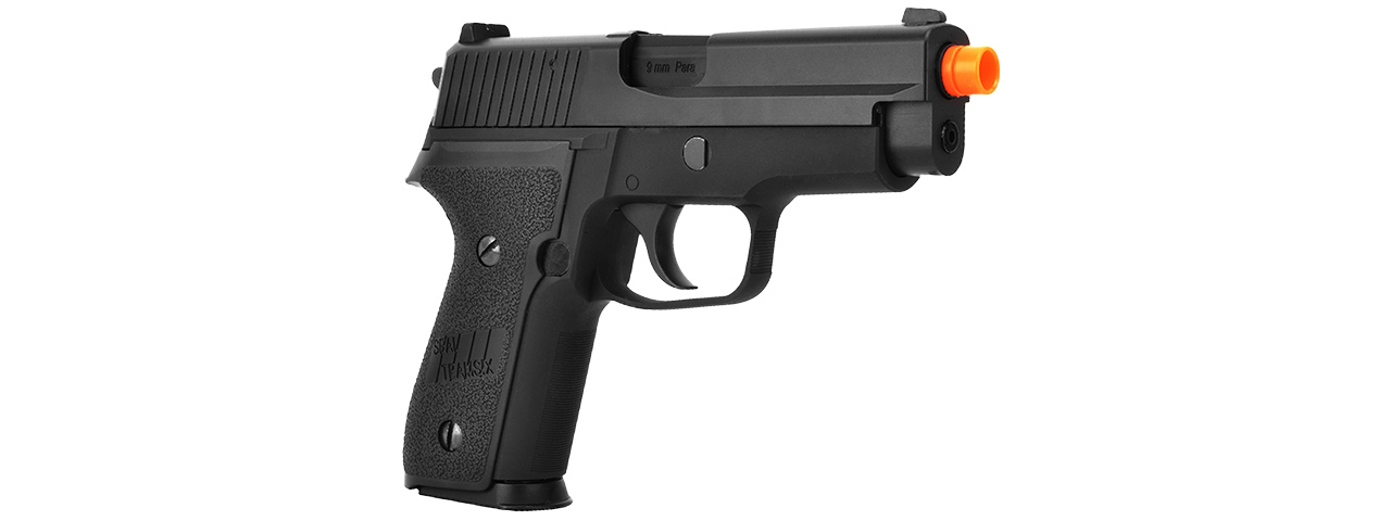 WE-Tech F228 Series Gas Blowback GBB Airsoft Pistol (Color: Black) - Click Image to Close