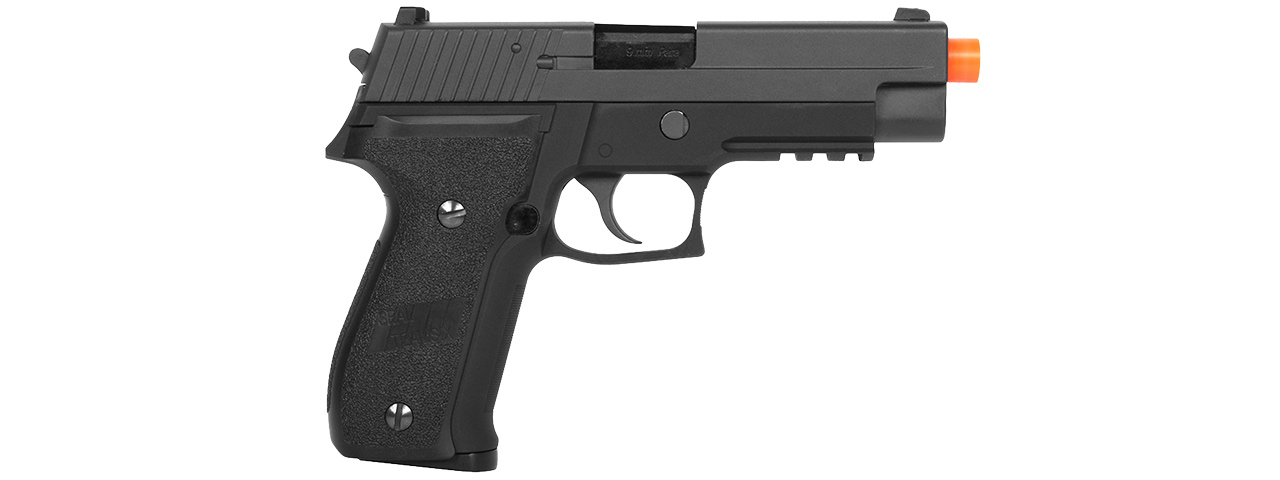 WE Tech Full Metal F226 Series MK25 Gas Blowback Airsoft Pistol (BLACK) - Click Image to Close