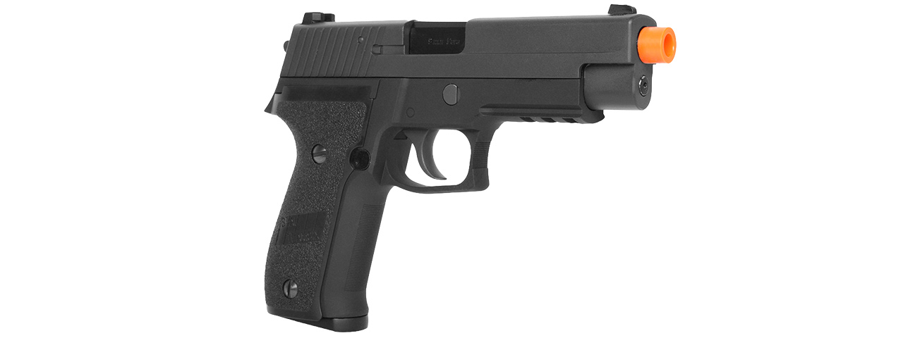 WE Tech Full Metal F226 Series MK25 Gas Blowback Airsoft Pistol (BLACK) - Click Image to Close