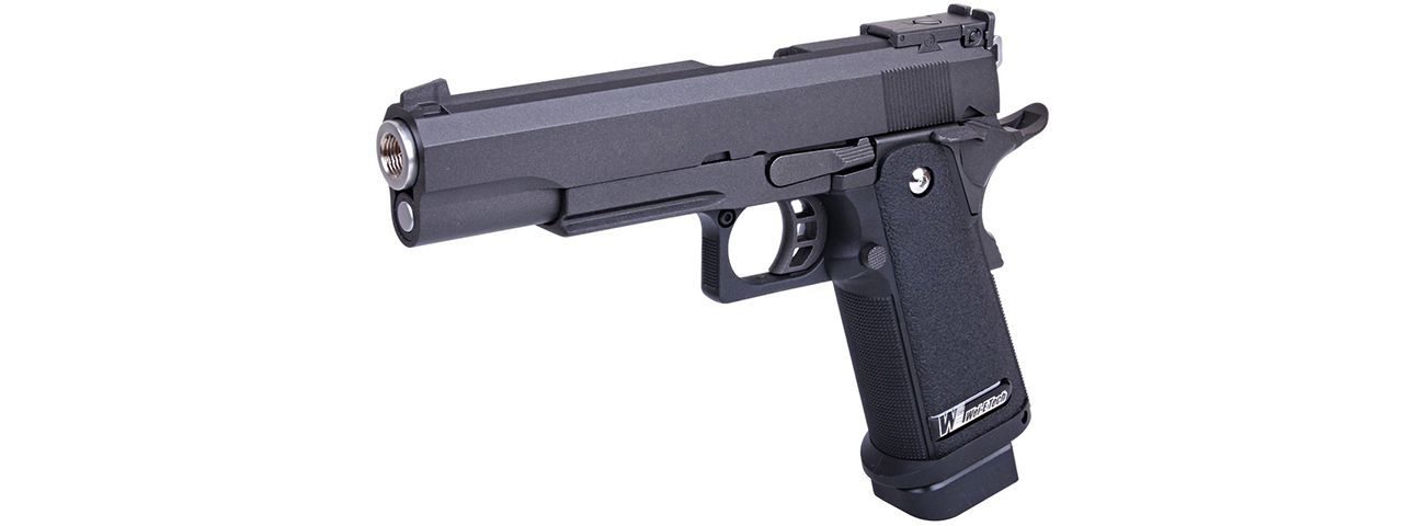 WE Tech Hi-Capa 5.1 M1911 R Version Gas Blowback Airsoft Pistol (BLACK)