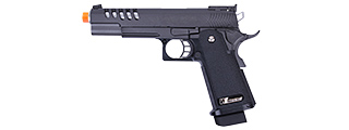 WE Tech Hi Capa 5.1 M1911 Tactical Master Gas Blowback Airsoft Pistol (BLACK)