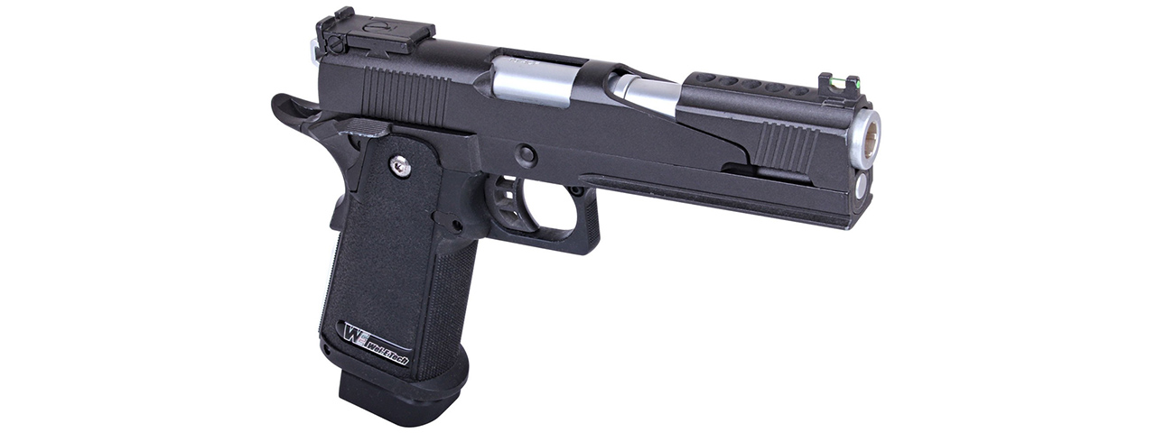 WE Tech Hi Capa 5.1 "Dragon" M1911 Gas Blowback Airsoft Pistol (BLACK) - Click Image to Close