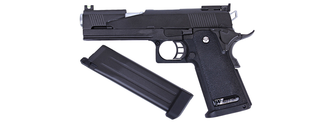 WE Tech Hi Capa 5.1 "Dragon" M1911 Gas Blowback Airsoft Pistol (BLACK) - Click Image to Close