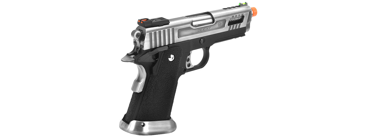 WE Tech 3.8 Velociraptor Full Metal Hi-Capa Gas Blowback Airsoft Pistol (BLACK)