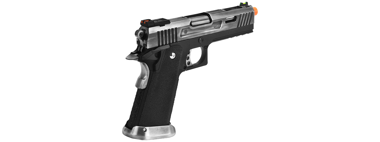 WE Tech 4.3 Allosaurus Full Metal Hi-Capa Gas Blowback Airsoft Pistol (BLACK)