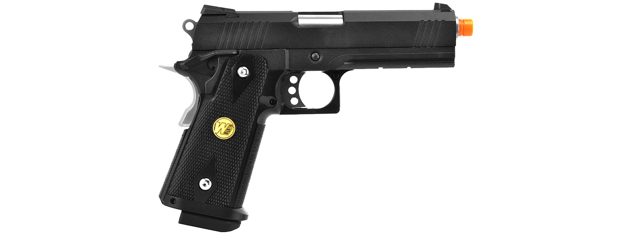 WE Tech Hi-Capa 4.3 Original M1911 Gas Blowback Airsoft Pistol (BLACK) - Click Image to Close