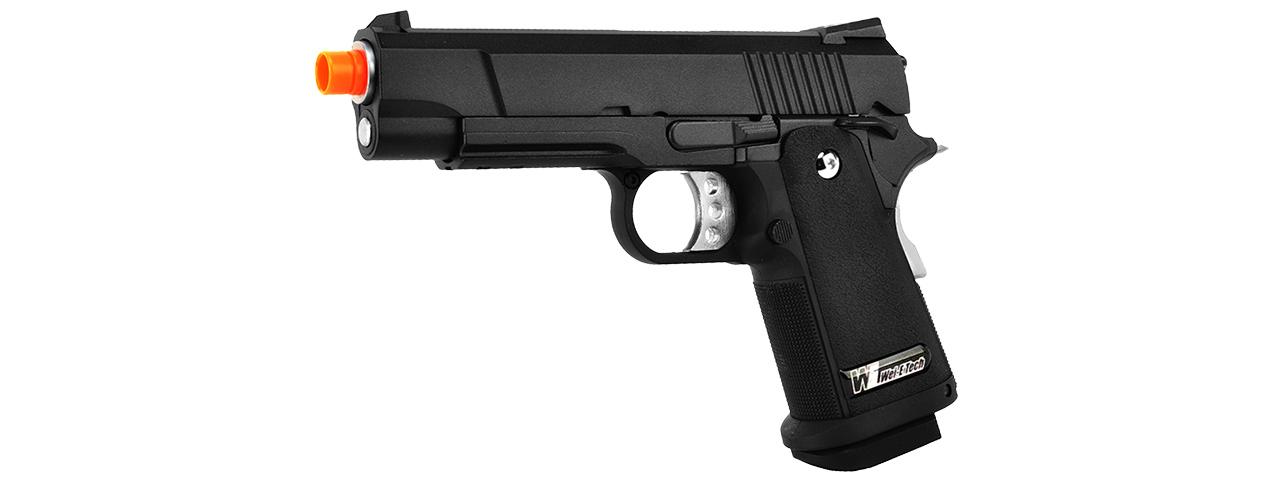 WE-Tech Full Metal Hi-Capa 4.3 Compact Gas Blowback Airsoft Pistol (BLACK)