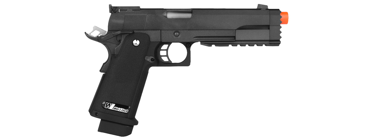 WE-Tech Full Metal Hi Capa 5.2 R Version GBB Airsoft Pistol (BLACK) - Click Image to Close