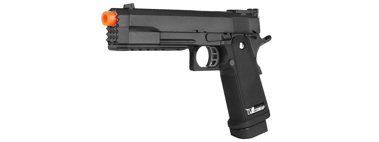 WE-Tech Full Metal Hi Capa 5.2 R Version GBB Airsoft Pistol (BLACK) - Click Image to Close