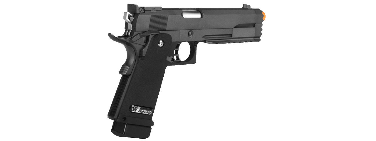 WE-Tech Full Metal Hi Capa 5.2 R Version GBB Airsoft Pistol (BLACK) - Click Image to Close