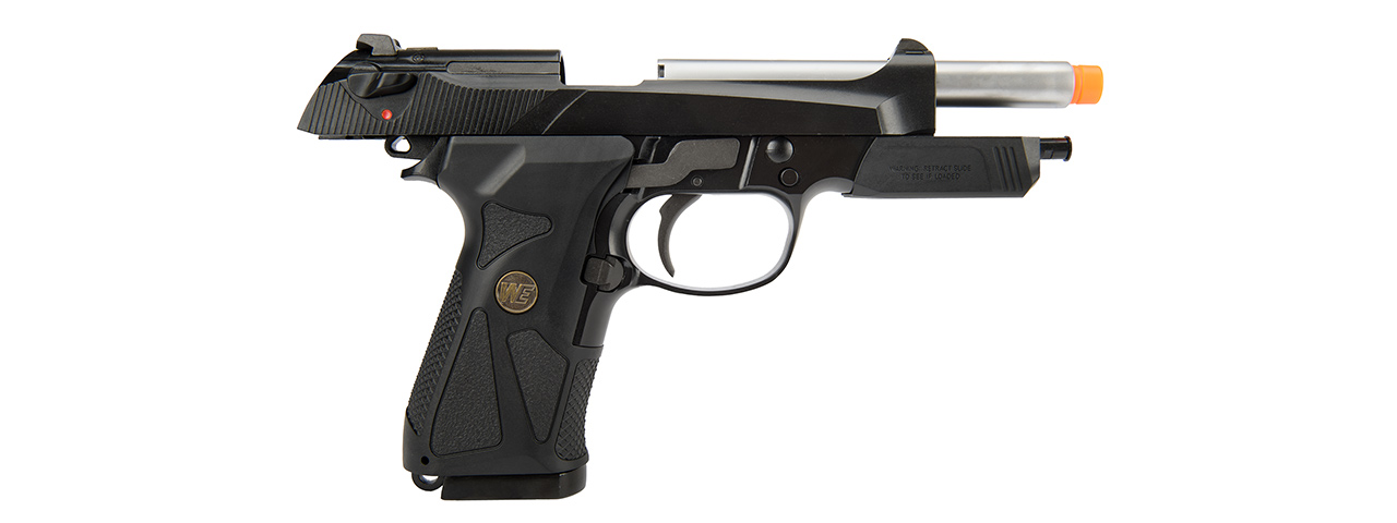 WE Tech 904 M9 Gas Blowback Airsoft Pistol (BLACK) - Click Image to Close