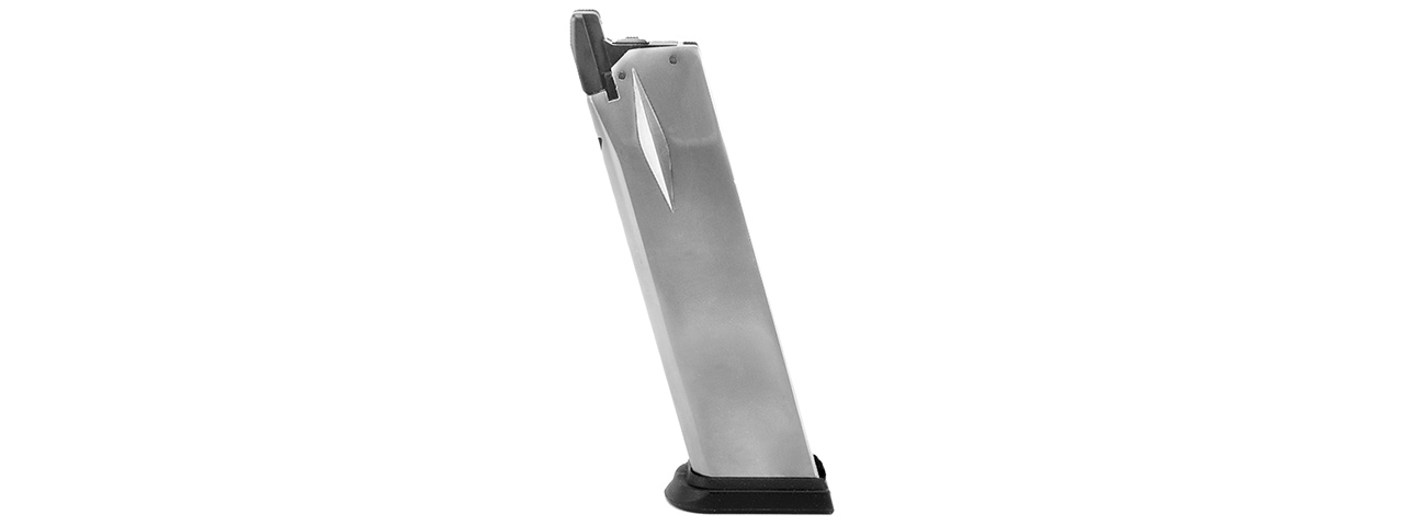 WE Tech 25rd X-Tactical Airsoft Gas Blowback Pistol Magazine (SILVER)