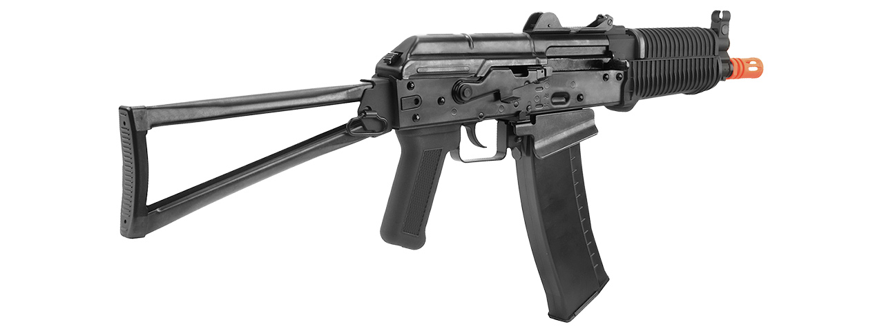 WE Airsoft AK74UN Full Metal GBBR Gas Blowback Rifle - Black - Click Image to Close