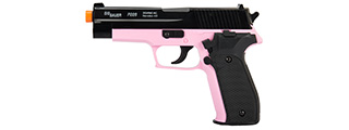Sig Sauer P226 Spring Airsoft Pistol w/ Spare Magazine (BLACK / PINK)