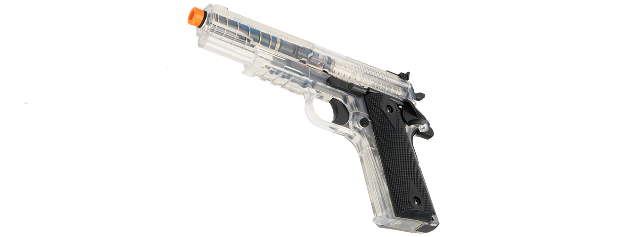 Sig Sauer GSR 1911 Spring Airsoft Pistol w/ Spare Magazine (BLACK / CLEAR)