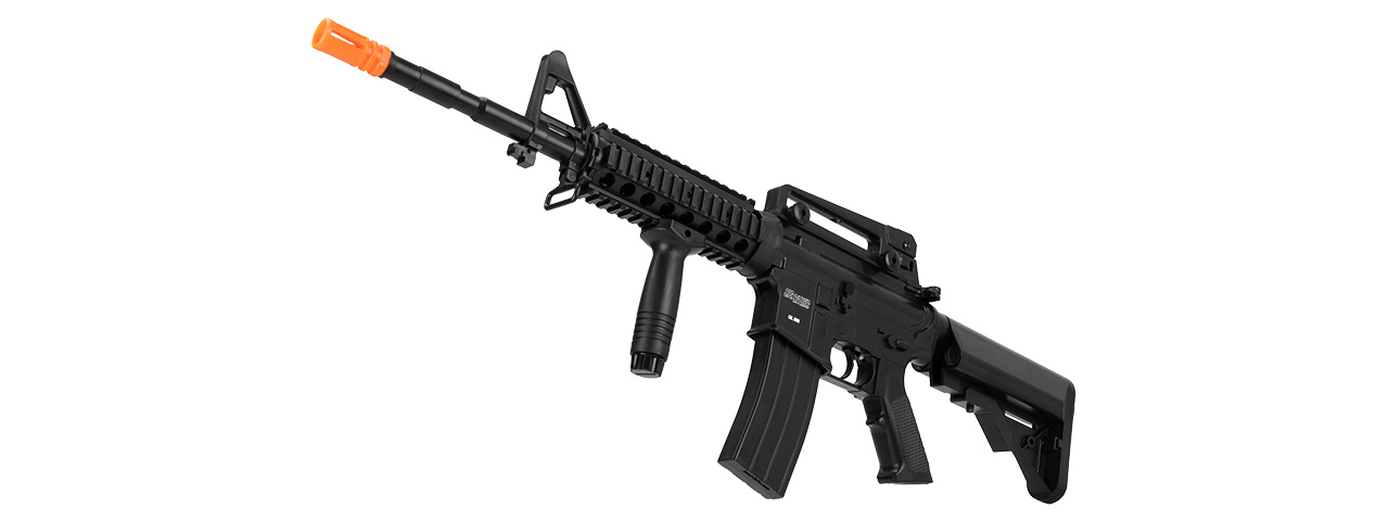 Sig Sauer Patrol Kit w/ Spring Pistol & M4 AEG Airsoft Rifle [7500 BBs Included]- BLACK