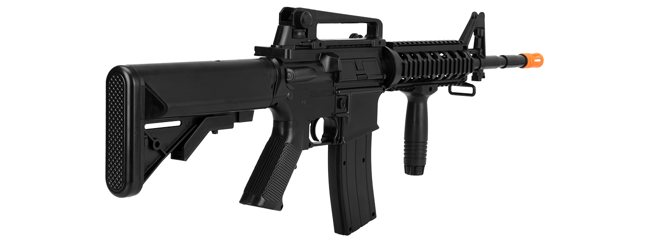 Sig Sauer Patrol Kit w/ Spring Pistol & M4 AEG Airsoft Rifle [7500 BBs Included]- BLACK