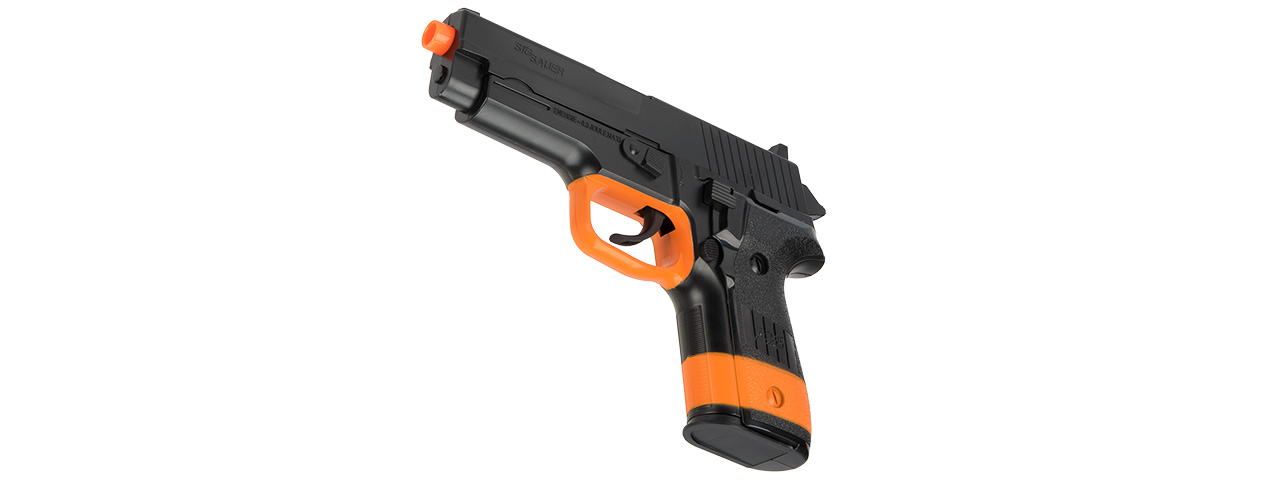 Sig Sauer P228 Spring Airsoft Pistol (BLACK / ORANGE)