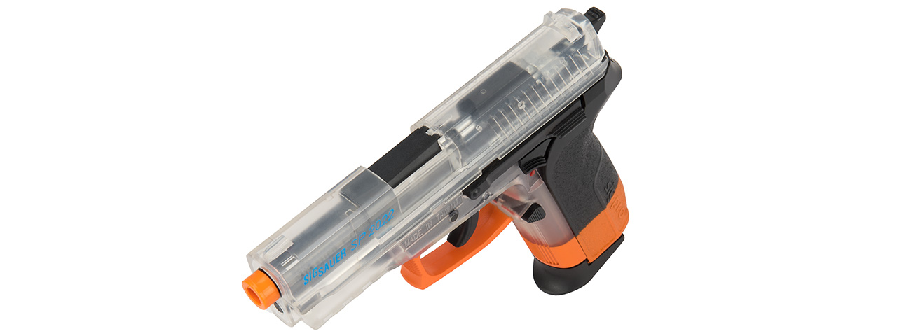 Sig Sauer SP2022 CO2 Airsoft Pistol (CLEAR / ORANGE) - Click Image to Close
