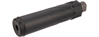 5KU SOCOM556RC QD Airsoft 6" Mock Suppressor / Barrel Extension [Smooth] (BLACK)