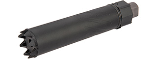 5KU SOCOM556MG Monster QD 7.5" Mock Suppressor / Barrel Extension [Fluted] (BLACK)