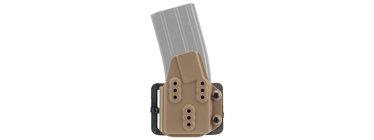 G-Force Kydex Magazine Hardshell M4 Pouch (TAN) - Click Image to Close