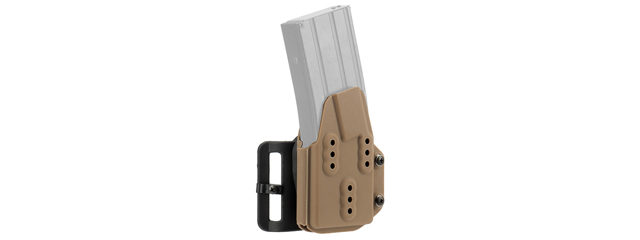 G-Force Kydex Magazine Hardshell M4 Pouch (TAN) - Click Image to Close