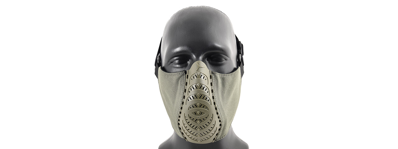 G-Force Ventilated Discreet Half Face Mask (OLIVE DRAB) - Click Image to Close