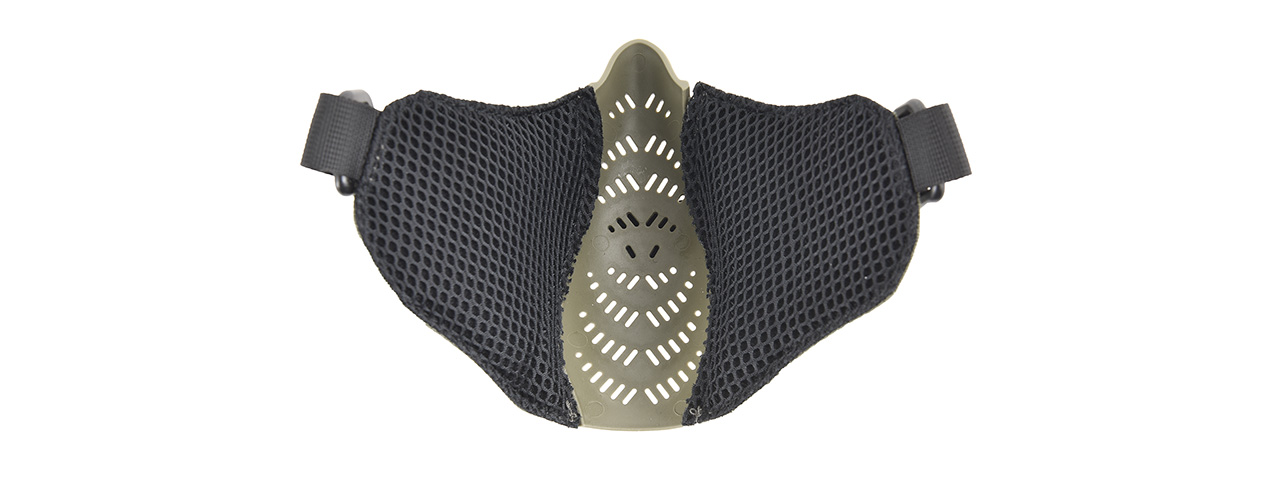 G-Force Ventilated Discreet Half Face Mask (OLIVE DRAB) - Click Image to Close