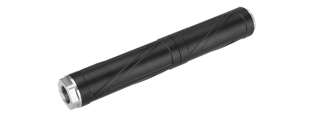 G-Force Aluminum Reconfigurable Airsoft Mock Suppressor (BLACK) - Click Image to Close