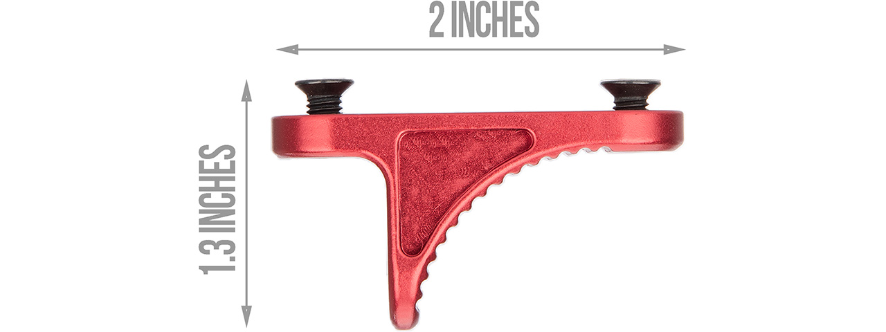 Atlas Custom Works KeyMod Foregrip Hand Stop [Standard] (Red)