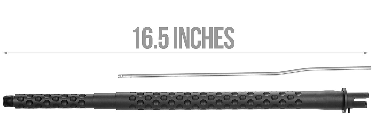 Atlas Custom Works SR16 E3 Aluminum Outer Barrel for M4/M16 Series AEGs (BLACK)