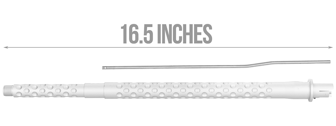 Atlas Custom Works SR16 E3 Aluminum Outer Barrel for M4/M16 Series AEGs (SILVER) - Click Image to Close