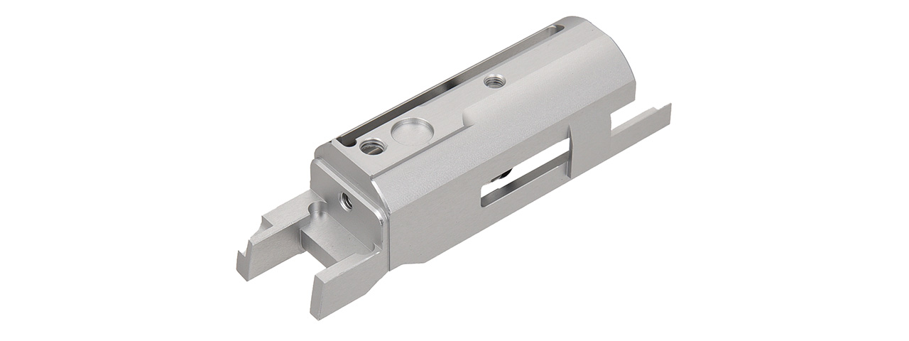 Airsoft Masterpiece "EDGE" Aluminum Blowback Housing for Hi-Capa GBB Pistols (SILVER) - Click Image to Close